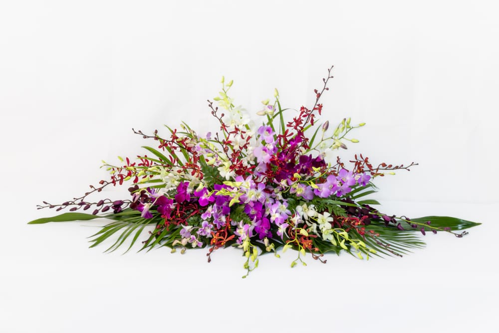 Orchid Casket Spray 