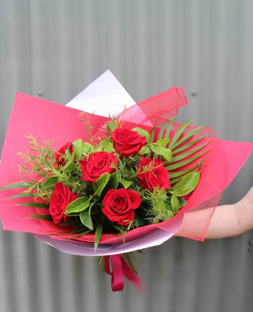 Half Dozen Red Roses