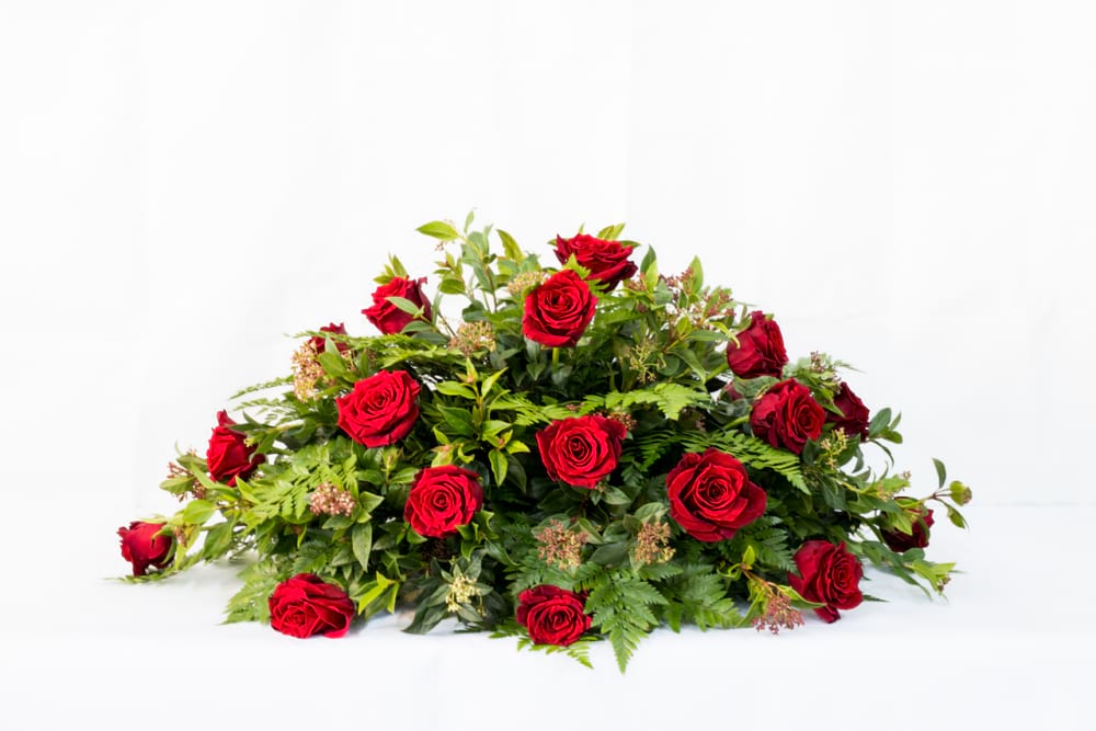 Red Rose Casket Spray 