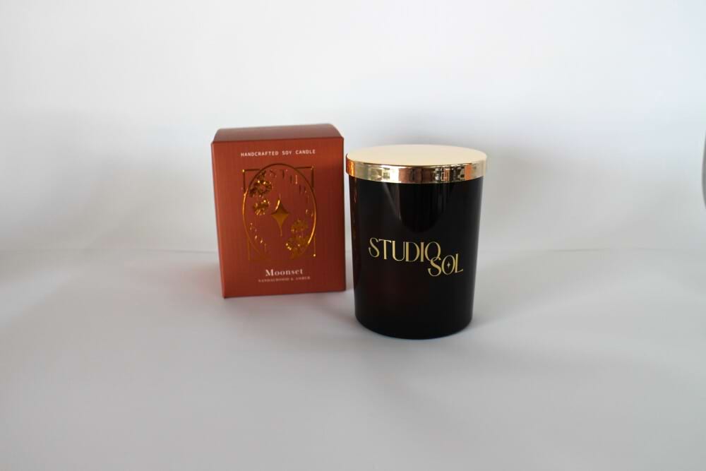 Sol Studio Moonset Candle | Amber & Sandalwood