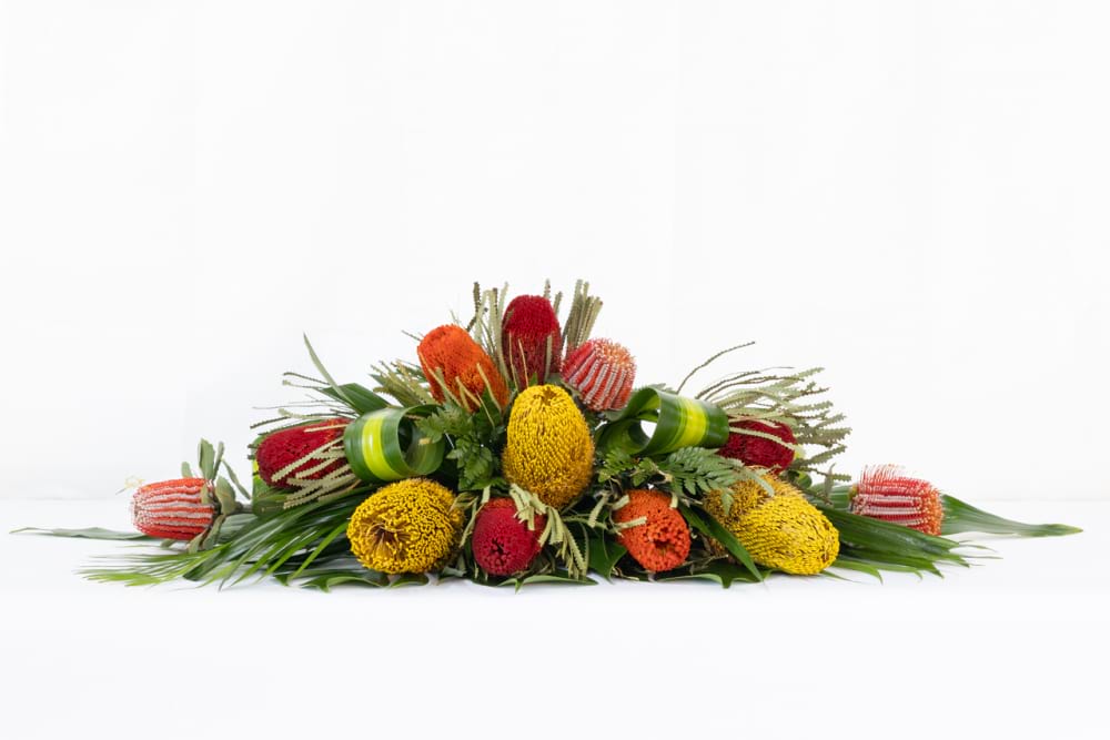 Tropical Wildflower Casket Spray 