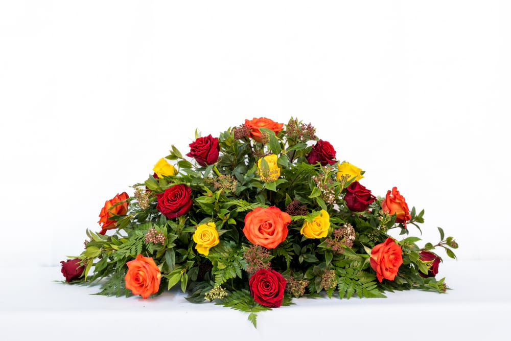 Mixed Rose Casket Spray 