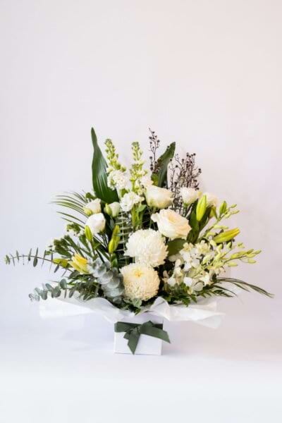Seasonal White Arrangement